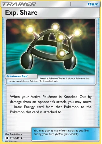 Exp. Share #118 — Sun & Moon