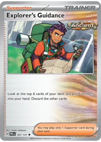Explorer's Guidance #107/131 — Prismatic Evolutions