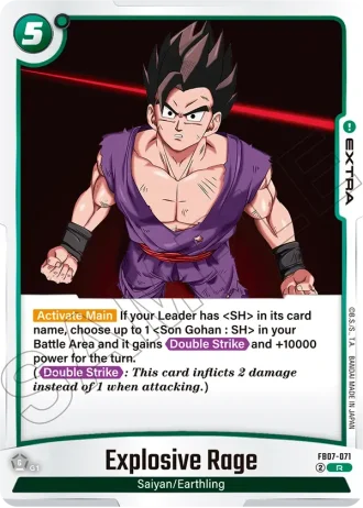 Explosive Rage  FB07-071 — Wish for Shenron (FB07)