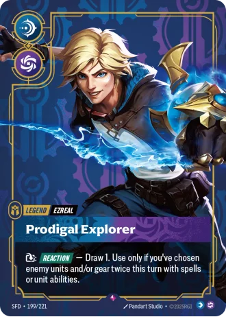 Ezreal, Prodigal Explorer #199/221 — Spiritforged