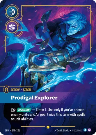 Ezreal, Prodigal Explorer #248/221 — Spiritforged