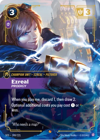Ezreal, Prodigy #149/221 — Spiritforged