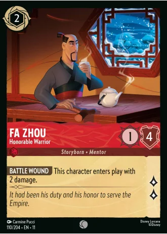 Fa Zhou - Honorable Warrior #110/204 — Winterspell