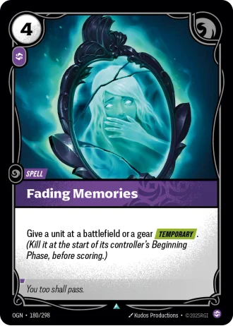 Fading Memories #180/298 — Origins