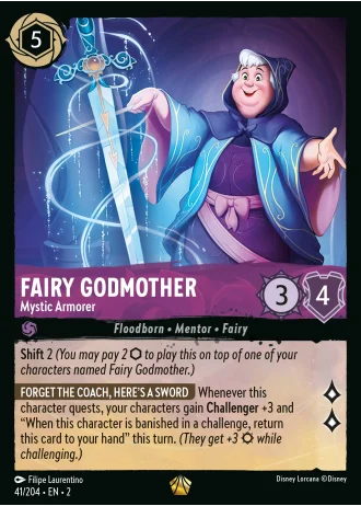 Fairy Godmother - Mystic Armorer #41/204 — Rise of the Floodborn