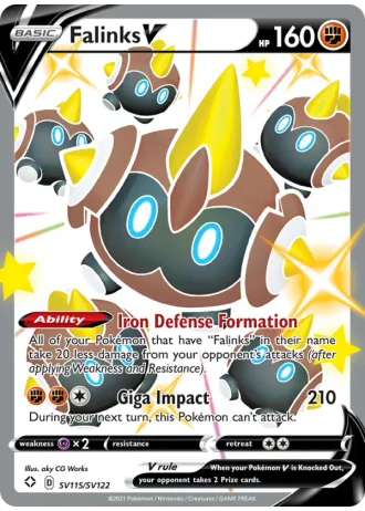 Falinks V SV115/122 — Shiny Vault (Shining Fates)
