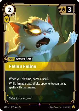 Fallen Feline #132/166 — Vendetta