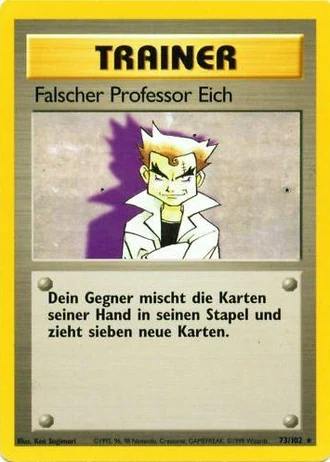 Falscher Professor Eich (1. Edition) #73/102 — Grundset (1. Edition)