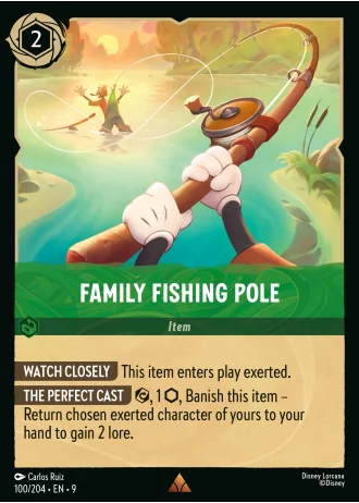 Family Fishing Pole #100/204 — Fabled