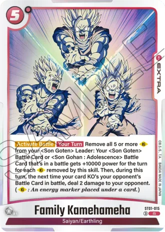 Family Kamehameha ST01-015 — Story Booster 01 (ST01)