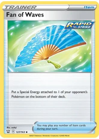 Fan of Waves #127/163 — Battle Styles
