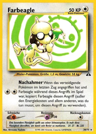 Farbeagle (1. Edition) #30/75 — Neo Entdeckung (1. Edition)