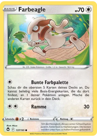 Farbeagle #137/195 — Silberne Sturmwinde