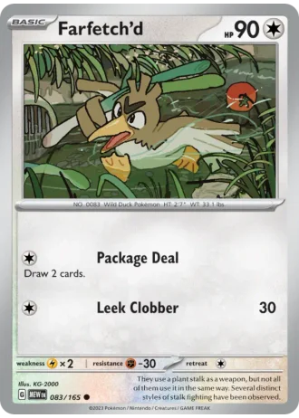 Farfetch'd #083/165 — 151