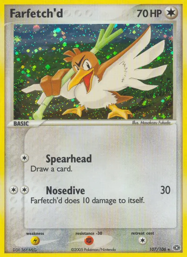 Farfetch'd #107 — EX Smeraldo