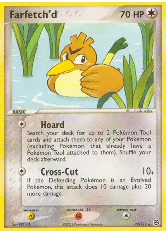 Farfetch'd #23/112 — EX RossoFuoco e VerdeFoglia