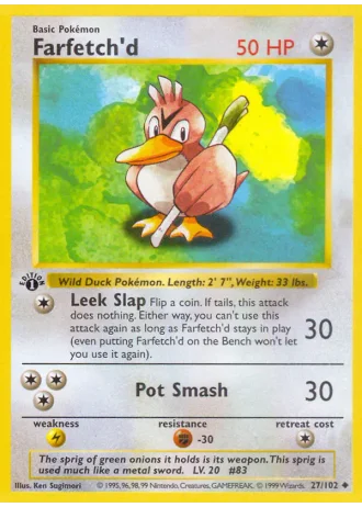 Farfetch'd #27/102 — Base Set