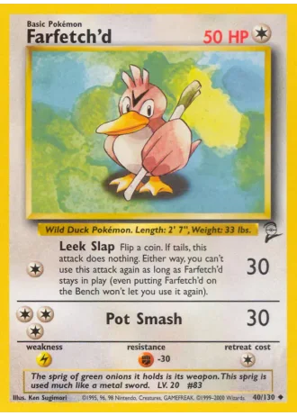 Farfetch'd #40/130 — Base Set 2