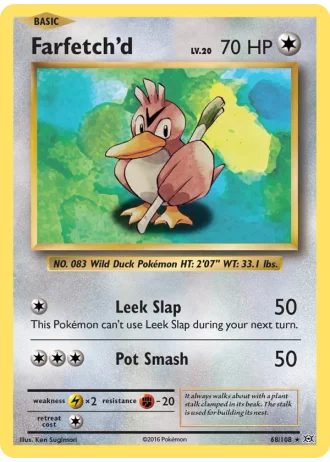 Farfetch'd #68/108 — Evolutions
