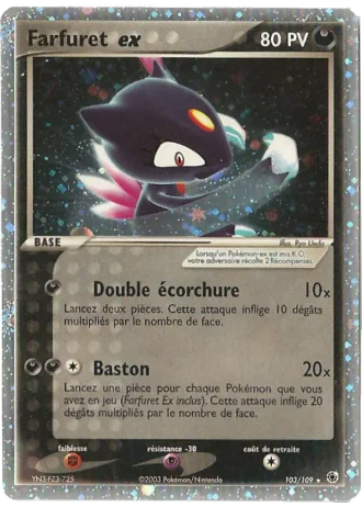 Farfuret ex #103/109 — EX Rubis & Saphir