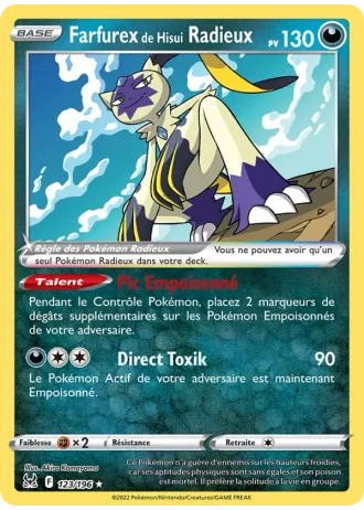Farfurex de Hisui Radieux #123/196 — Origine Perdue