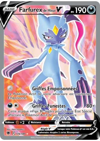 Farfurex de Hisui V #174/189 — Astres Radieux