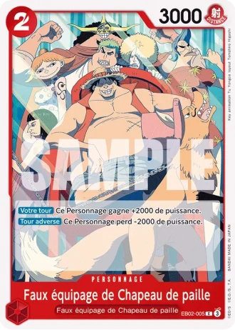 Faux équipage de Chapeau de paille (EB02-005) — Anime 25th Collection (EB02)