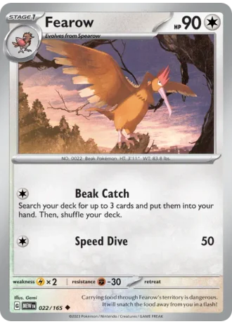 Fearow #022/165 — 151