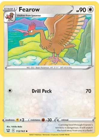 Fearow #112 — Battle Styles