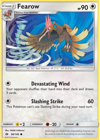 Fearow #98 — Sun & Moon