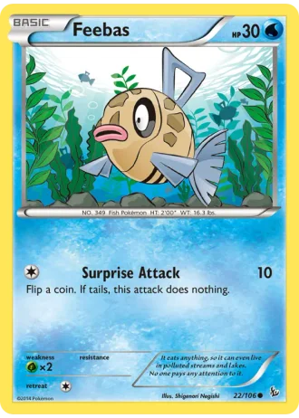 Feebas #22/106 — Flashfire