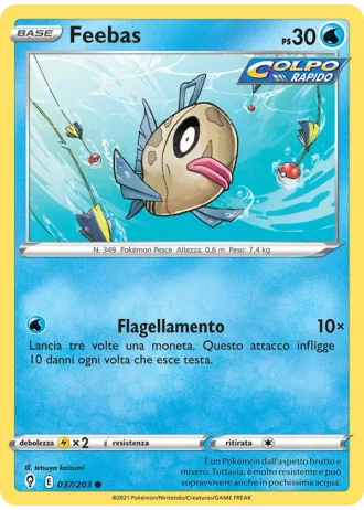 Feebas #37/203 — Evoluzioni Eteree