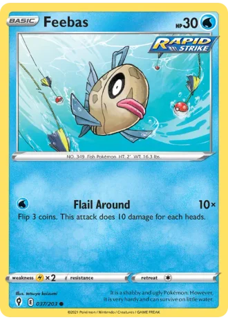 Feebas #37/203 — Evolving Skies