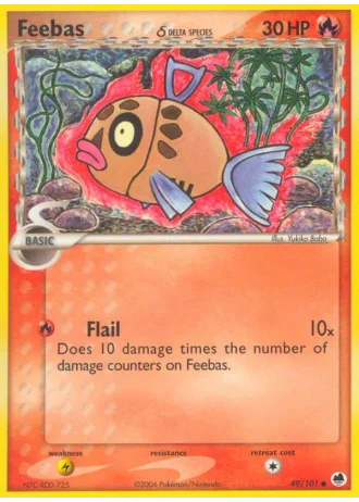 Feebas #49/101 — Dragon Frontiers