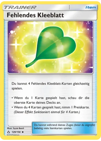 Fehlendes Kleeblatt #129/156 — Ultra-Prisma