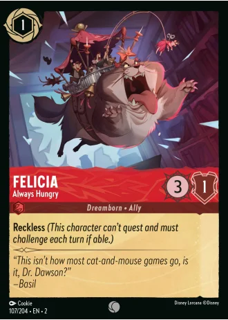 Felicia - Always Hungry #107/204 — Rise of the Floodborn