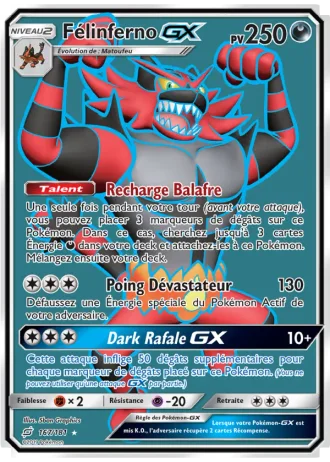 Félinferno GX #167/181 — Duo de Choc