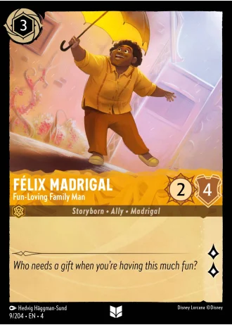 Félix Madrigal - Fun-Loving Family Man #9/204 — Ursula's Return