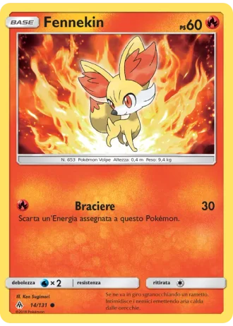 Fennekin #14/131 — Apocalisse Di Luce