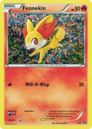 Fennekin #3 — McDonald's Collection 2016