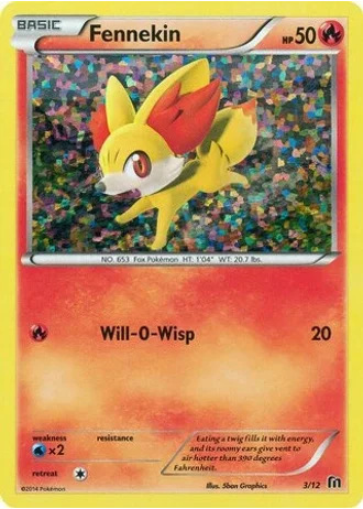 Fennekin #3 — McDonald's Collection 2016