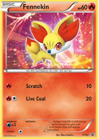 Fennekin XY02 — XY Promos