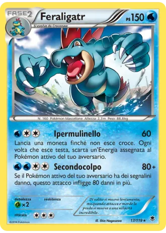 Feraligatr #17/119 — Forze Spettrali