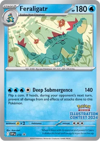 Feraligatr #213 — Scarlet & Violet Promos
