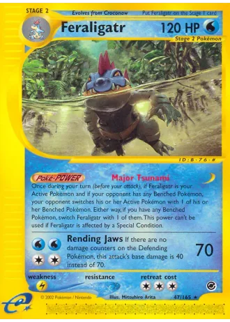 Feraligatr #47 — Expedition Base Set