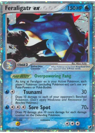 Feraligatr ex #103/115 — Unseen Forces