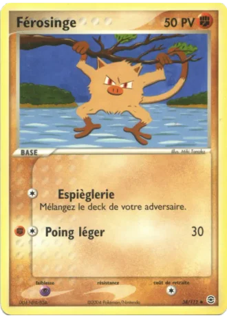 Férosinge #38/112 — EX Rouge Feu & Vert Feuille