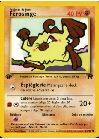 Férosinge (première édition) #61/82 — Team Rocket (1ère Édition)