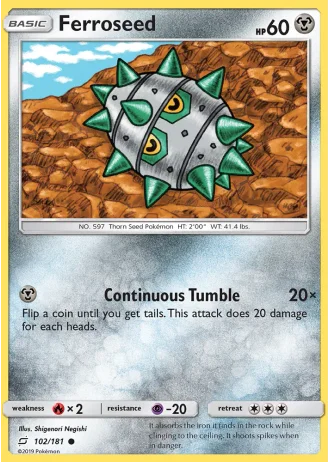 Ferroseed #102/181 — Team Up