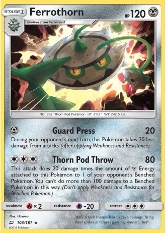 Ferrothorn #103/181 — Team Up